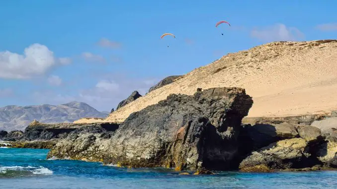 Gleitschirmfliegen-Fuerteventura