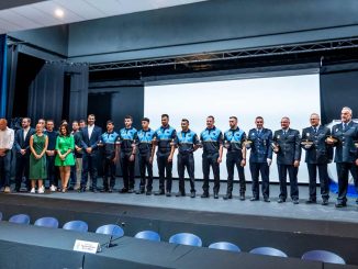 Zeremonie La Oliva Vereidigung Polizei