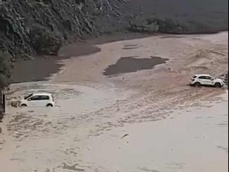 Autos Regen Barranco Ajuy