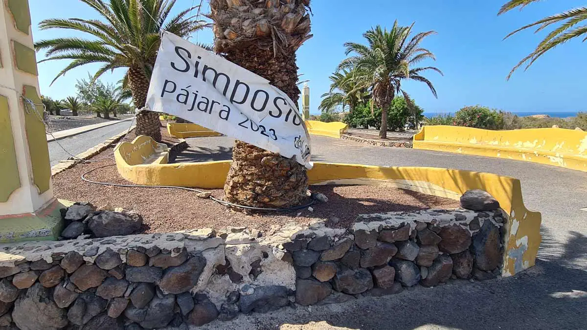 Die vergessenen Skulpturen von La Pared im Süden von Fuerteventura 4 Symposium Banner La Pared