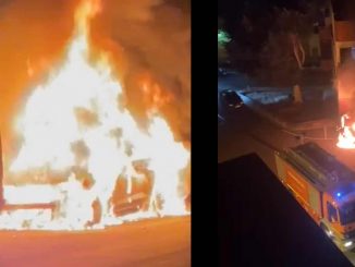Autos brennen Morro Jable Costa Calma
