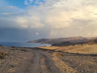 Wolken Regenbogen La Pared