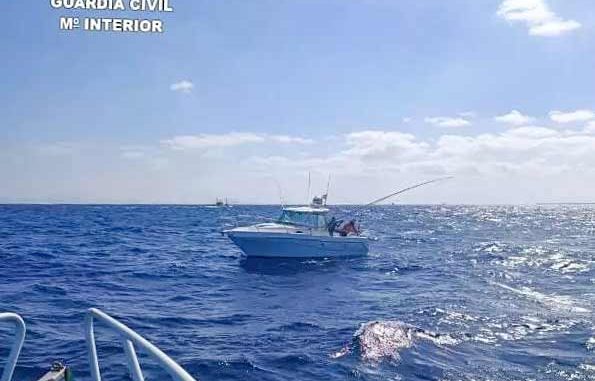 Angelboot Kontrolle Guardia Civil