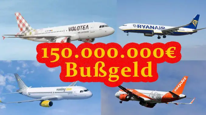 Bußgeld-Billigflieger