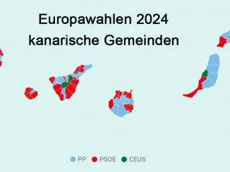 Europawahl 2024 Kanaren Gemeinden