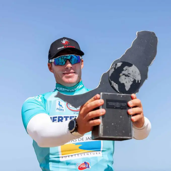 Windsurfing-Worldcup 2024 auf Fuerteventura beendet 4 475 Foil Slalom Daniele Benedetti fue