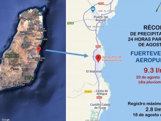 Wetter-Rekord auf Fuerteventura: noch nie zuvor hat es in einem August so viel geregnet 1 Regen Rekord August