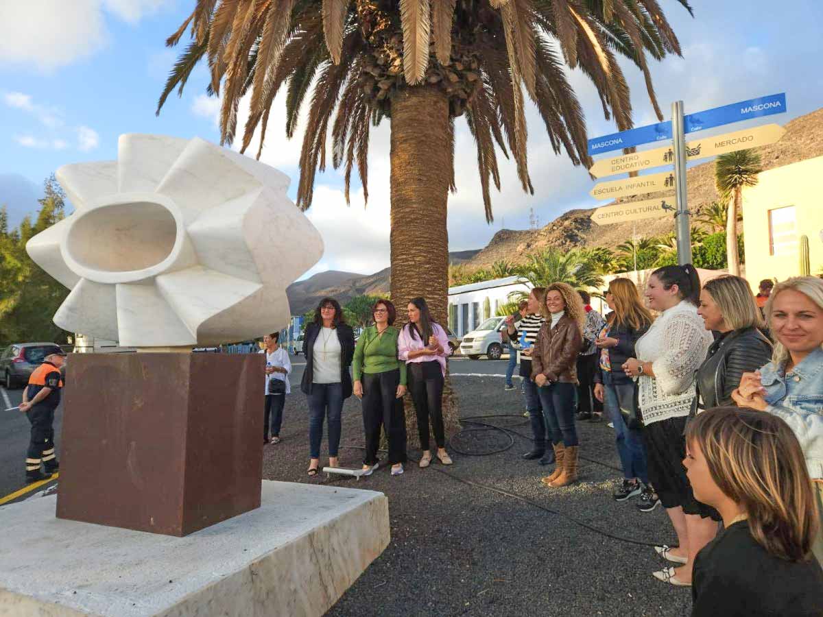 Die vergessenen Skulpturen von La Pared im Süden von Fuerteventura 1 Skulptur Weltfrauentag Morro Jable