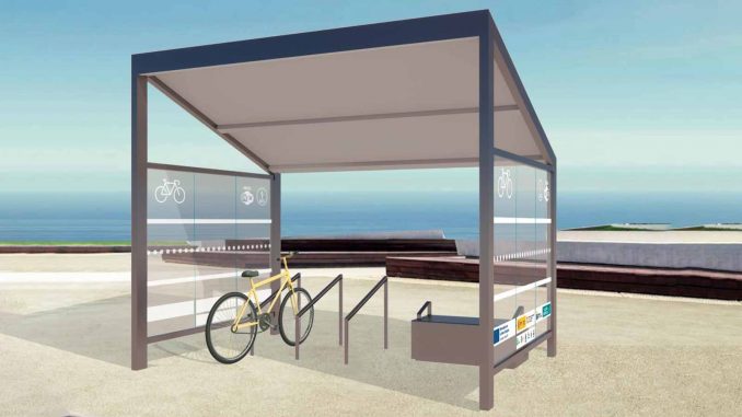 Solar-Fahrradständer