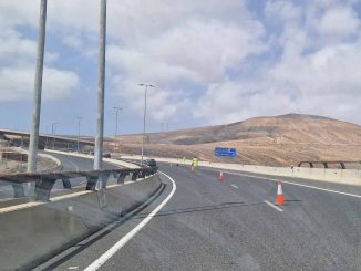 Asphaltdecke der Autobahn im Süden von Fuerteventura wird für 3,1 Mio. Euro saniert 1 Autobahn Fuerteventura Sueden