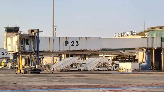 Fluggastbrücke-Fuerteventura