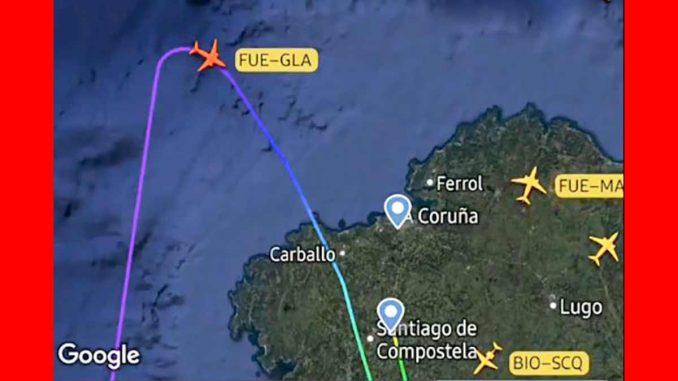 Flug-Rauch-Santiago