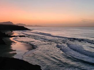 Calima Abendstimmung La Pared