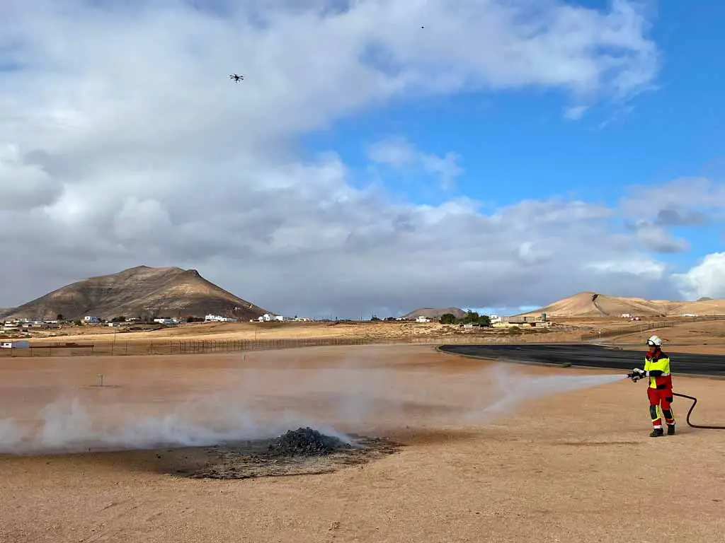 Fuerteventura testet Drohnen zur Erkennung von Waldbränden 1 Drohne Test Feuerwehr