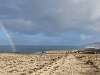 Regenbogen Wolken La Pared