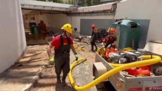 Lanzarote Ueberschwemmungen Keller Feuerwehr
