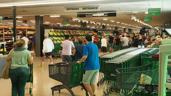 Mercadona-Supermarkt-innen