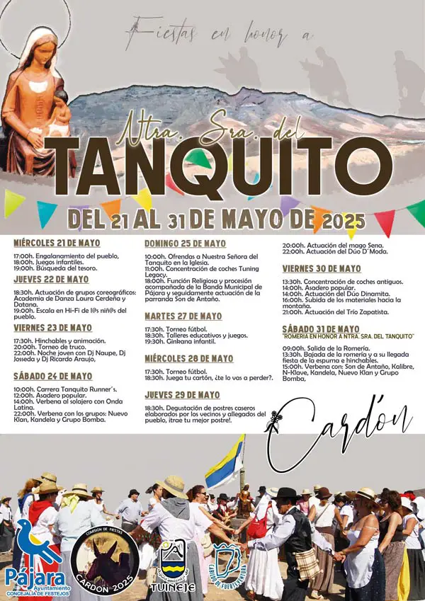 Fiestas in Cardón: Eine der schönsten Romerías Fuerteventuras ehrt die Virgen del Tanquito 1 Virgen del Tanquito 2025