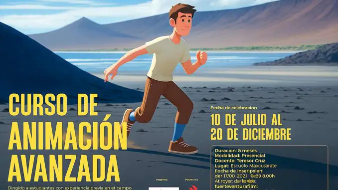 Fuerteventura Film Commission bietet Fortbildungskurs in fortgeschrittener Animation 1 Animationskurs Fuerteventura Film Commission