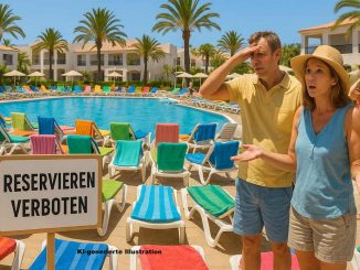 Pool Liegen Reservieren verboten