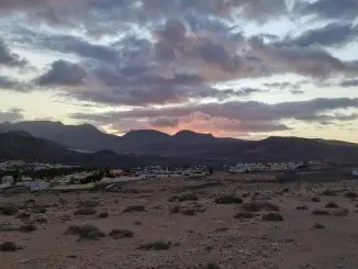 Sonnenaufgang Wolken La Pared Berge