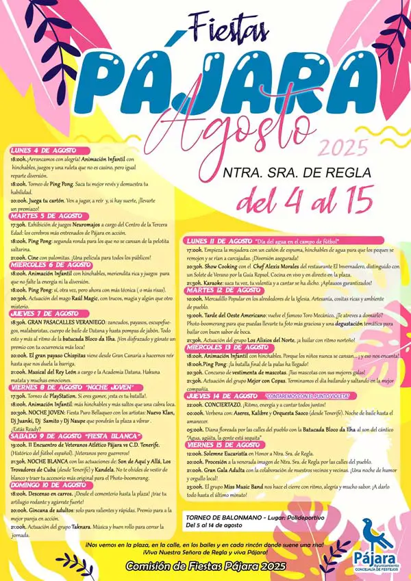 Fiestas Pajara 2025
