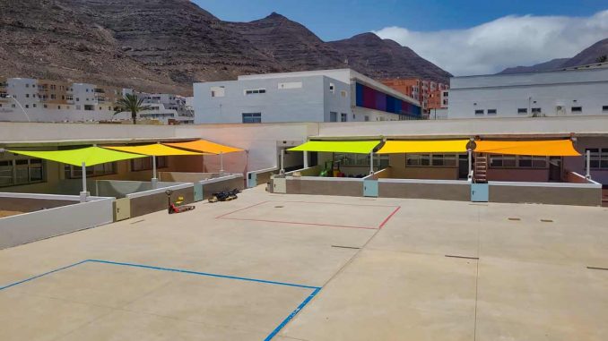 Sonnensegel-CEIP-Morro-Jable-Fuerteventura