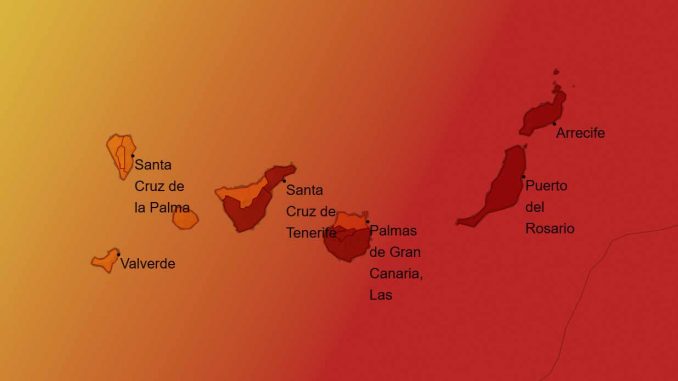 Hitzewarnung-Fuerteventura-rot