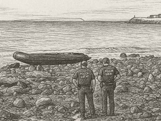 Schlauchboot Puerto del Rosario Polizei