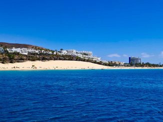 Strand Morro Jable vom Boot