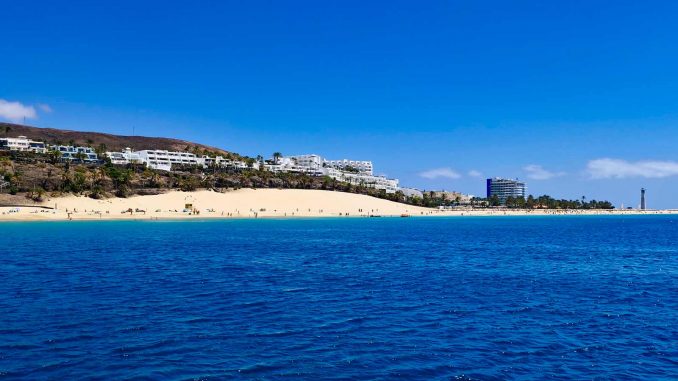 Strand-Morro-Jable-vom-Boot