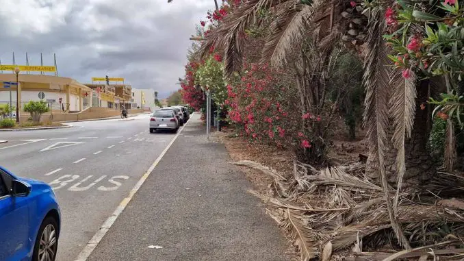 Reinigungsmaßnahmen des Cabildo in Gran Tarajal – wann ist Costa Calma dran? 1 Bushaltestelle fuer Hotel Labranda Golden Beach