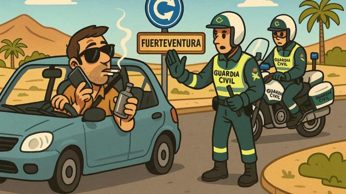 Guardia-Civil-Comic-Ablenkung