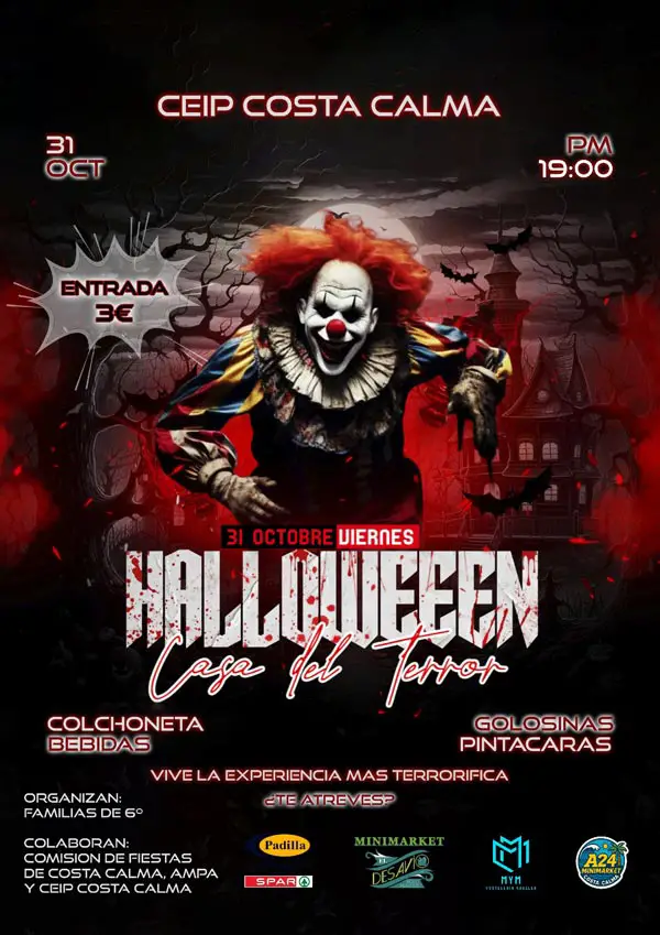 Halloween Terrorhaus CEIP Costa Calma