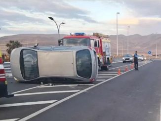 Unfall Ueberschlag Bruecke Flughafen