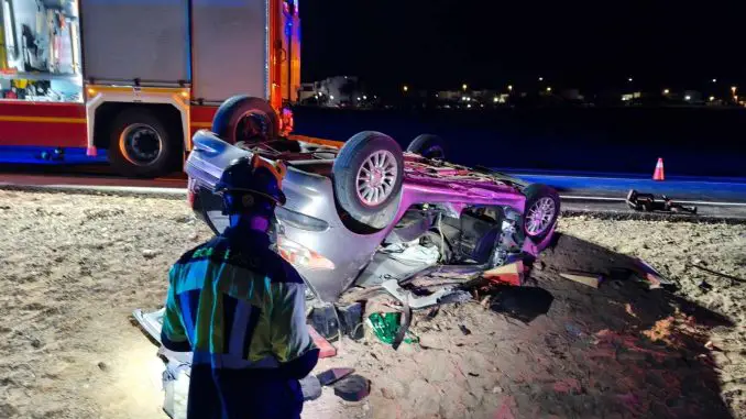 Unfall-Überschlag-Parque-Holandes