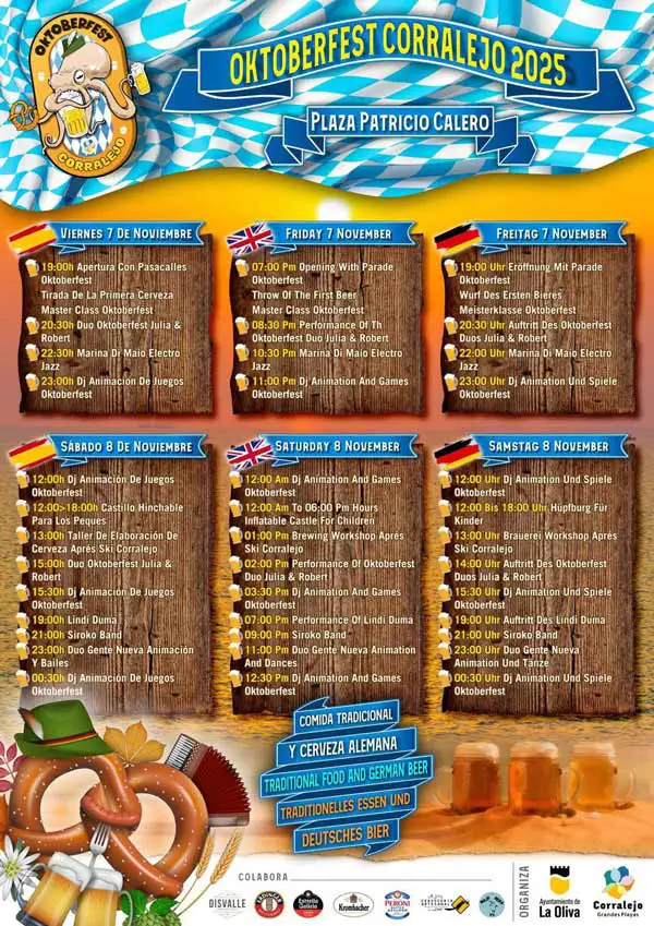 Fuerteventura feiert Oktoberfest in Corralejo 1 Oktoberfest Corralejo Platal web