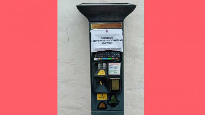 Parkautomat-Puerto-del-Rosario-außer-Betrieb