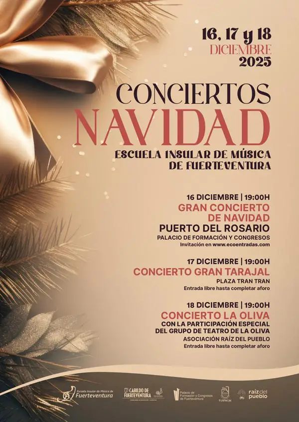 Weihnachtskonzerte Musikschule Fuerteventura