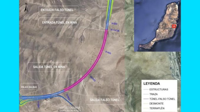 Autobahn-Flughafen-Pozo-Negro