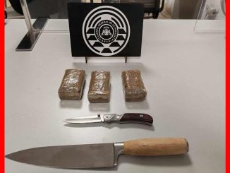 Drogen Messer Kanarische Polizei