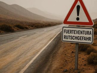 Rutschgefahr Fuerteventura