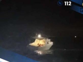 Havariertes Mortorboot El Cotillo