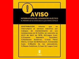 Unterbrechung Stromversorgung El Cotillo