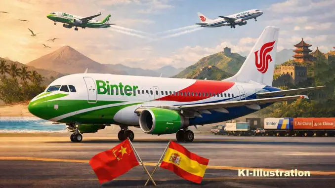 Binter-AirChina-Kooperation