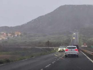 Regen La Pared Strasse Autos