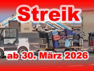 Streik ab 30 Maerz