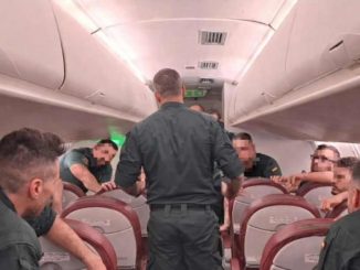 Guardia Civil Training Binter Flugzeug