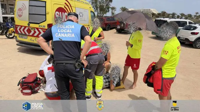 SUC-Polizei-Grandes-Playas-Radfahrer