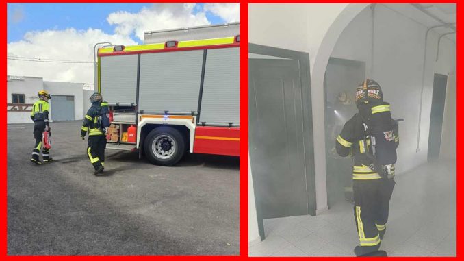 Feuerwehr-Schule-Fuerteventura-Übung